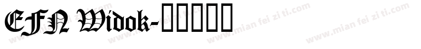 EFN Widok字体转换